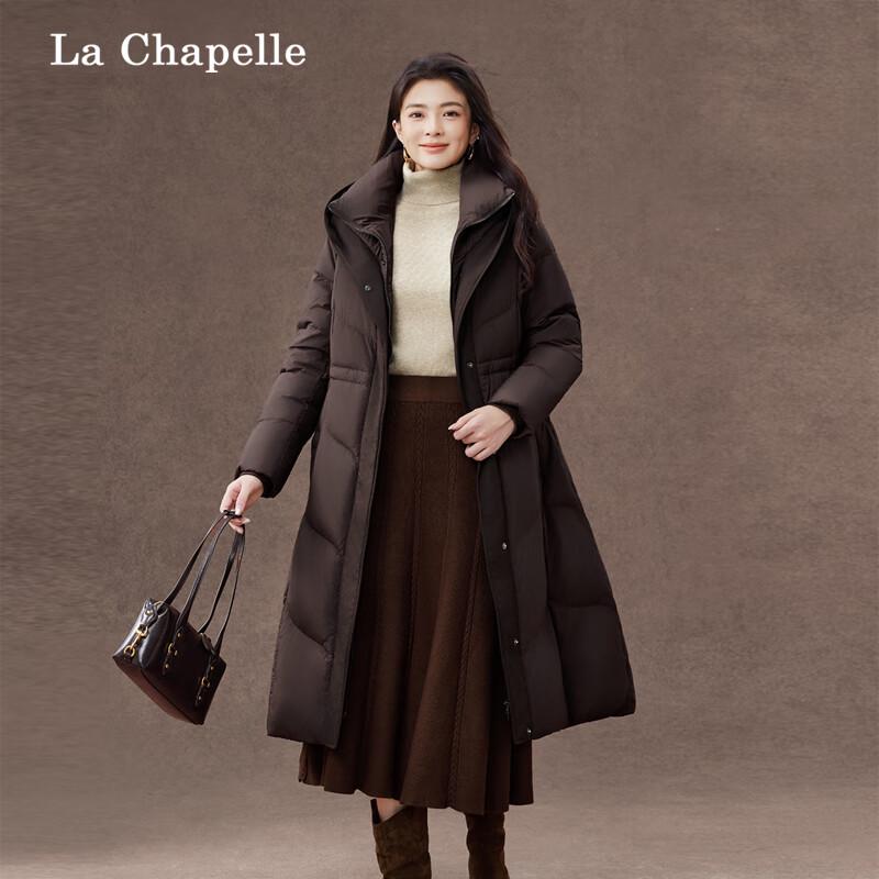 Женский длинный пуховик La Chapelle с капюшоном