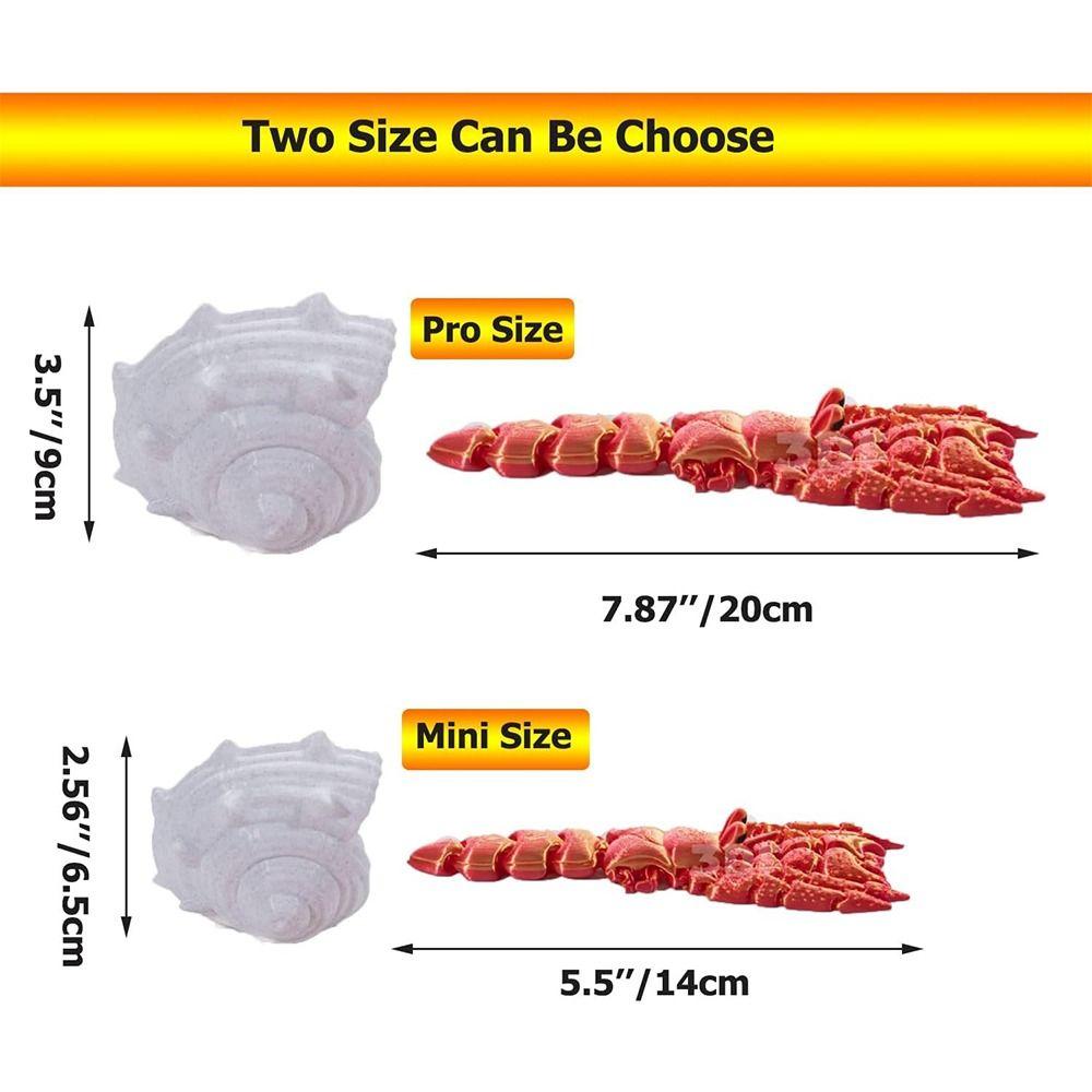 Articulated Crab Finger Toys Stress Relieving Desk Toy New Hermit Crab Toys Home Office Decor