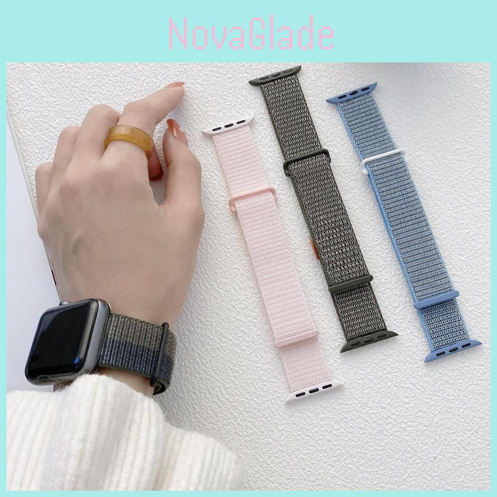 Спортивный нейлоновый ремешок Apple Watch с липучкой Для моделей