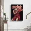 Аниме Slam Dunk плакат и принты, японский фильм, холст, картина, игра в баскетбол, настенная картина для мальчика, детская комната, украшение дома