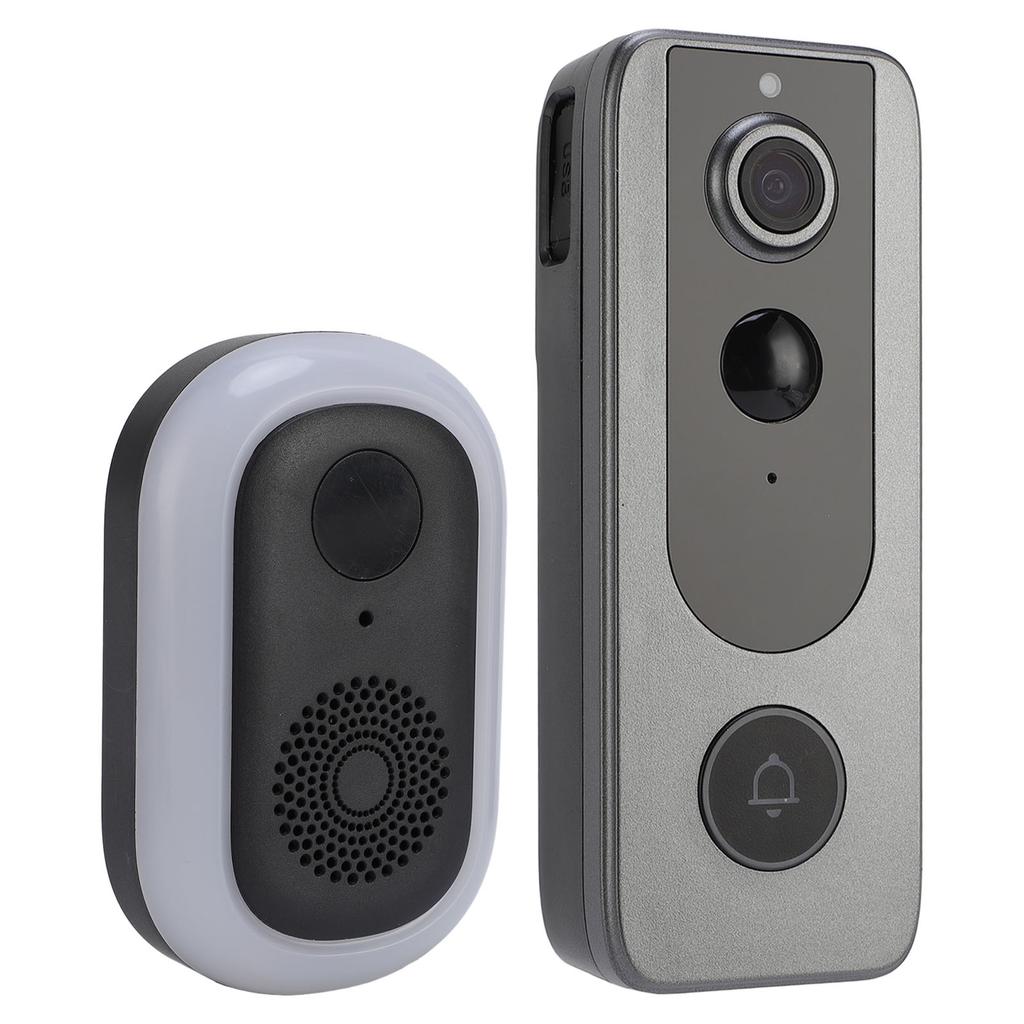 Дверной звонок с ИИ Камера Пакет Обнаружение движения Голосовой преобразователь Облачное хранилище 2.4G Wi-Fi Видеодомофон