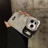 Роскошный модный чехол для телефона с блестками и стразами Для iPhone 17 Pro Max 16 15 Plus 14 13 12 11 Алмазный защитный чехол-оболочка С подставкой