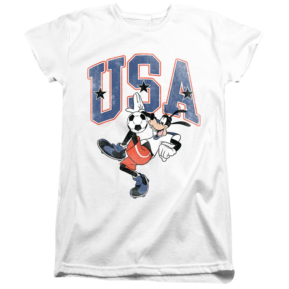 Disney Womens/Ladies Football USA Goofy T-Shirt