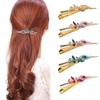 Large Fashion Crystal Metal Butterfly Women Duckbill Clips Hair Clips Hairpin Horn Clips