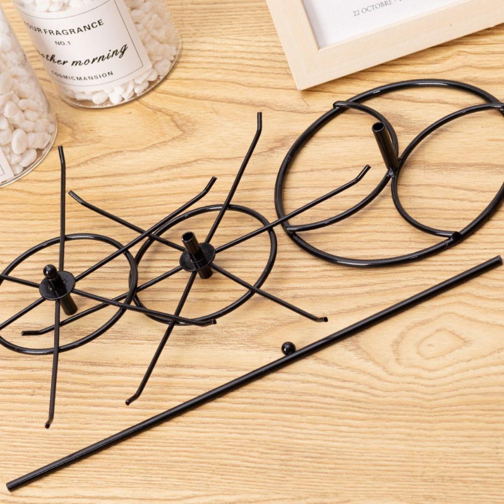Metal Jewelry Display Stand 2 Tier Keychain Shelf New Necklace Organizer Hair Band Storage