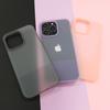 Kingxbar Plain Series Case Cover For Iphone 13 Pro Max Silicone Cover Purple