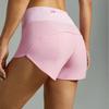 Женские спортивные шорты-hotpants для йоги, фитнеса, легкой атлетики, марафона, с высокой талией, на подкладке