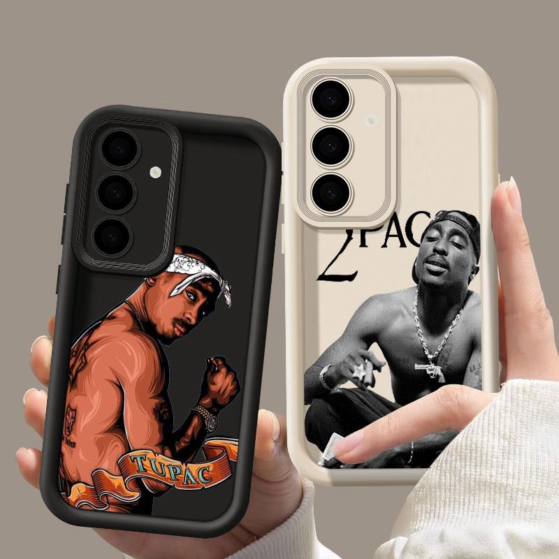 2PAC Tupac Rapper Phone Case For Samsung S26 S25 S24 S23 S21 S20 Ultra For Galaxy S25 S24 FE S26 Plus Funda Soft Silicone Cover