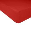 Fitted sheet 180x200 terry COTTON TERRY FREYLE color red