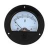 65C5 DC 50V 100V 500V Analog Panel Measuring Gauge Class 2.5 Voltage Meter Voltmeter Circular pointer DC voltmeter