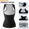 Женский спортивный жилет для пота, костюм для сауны, компрессионная рубашка для фитнеса, майка для тренировок, термоформирователь тела, корректирующее белье для похудения