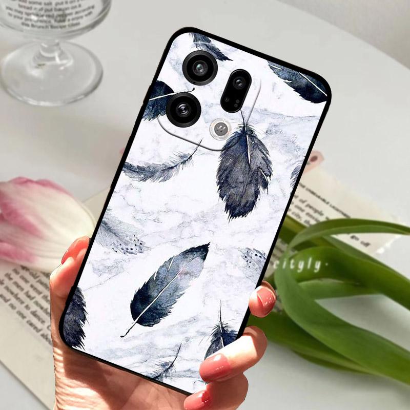Чехол для Oppo Find X9 Pro X9 Мягкий Силиконовый TPU Чехол для OPPO Find X 9 FindX9 Pro Защита Камеры Оболочка Ударопрочный Бампер PLJ110