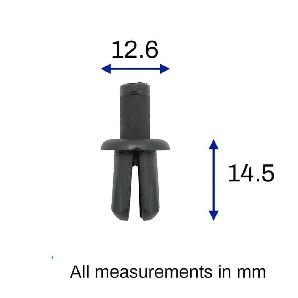 10x Exterior A-Pillar Clips LR033144 For Land Rover Discovery Range Rover Evoque