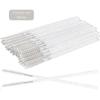 50pcs Disposable Eyelash Brushes Crystal Eye Lash Mascara Wands Glitter Lash Comb Spoolies Micro Makeup Applicators