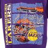 tultex 90s Made In USA Old NBA LOS ANGELES LAKERS Print Short Sleeve T-shirt Men's Used