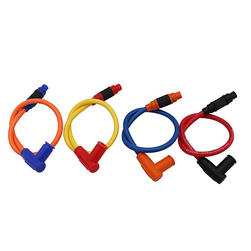 Motorcycle modification accessories quick connect spark plug, oil pipe cap, nozzle cap, resistance silicone high voltage wire