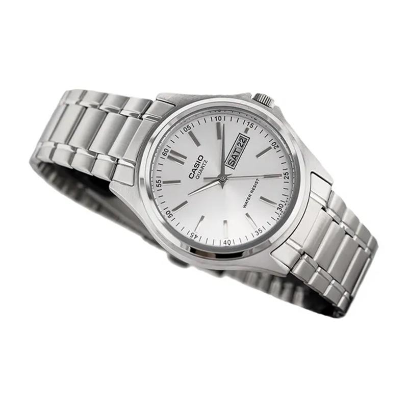 Casio Мужские Белые Часы MTP-1239D-7A-
