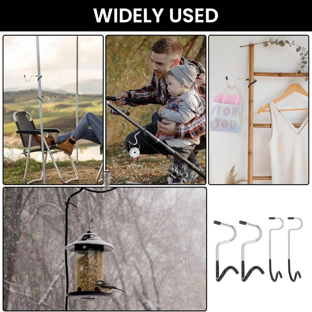 NEW Non-Slip Light Hook Durable Multi-functional Camping Hook Universal Pole Hook Outdoor