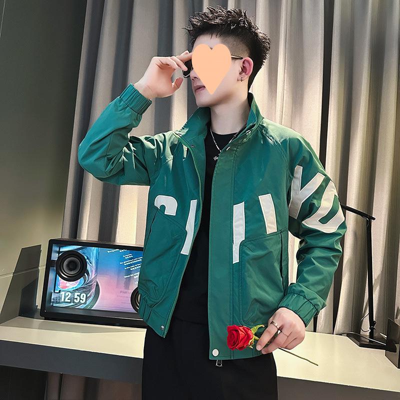 Куртка мужская весна и осень модели новый тренд сращивания корейская версия мужская куртка для повседневной носки