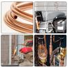1M Soft Copper Tube Coil OD 2~8mm ID 1~6mm Pure Coppers Wire Pipe Airs Conditioner Cooling DIY Crafts