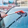 Car Wash Mop Rotating Double-Headed Cleaning Brush Telescopic Long Handle Car Washing