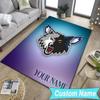 Custom NameMinnesota Logo Carpet, Indoor Rug, Chair Rug, Living Rooms, Doormat Made From Polyester Home Decor Birthday Christmas Gifts