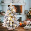 Artificial Xmas Tree 45cm Versatile Mini PVC Simulation Decorative Xmas Tree Tabletop Ornament White