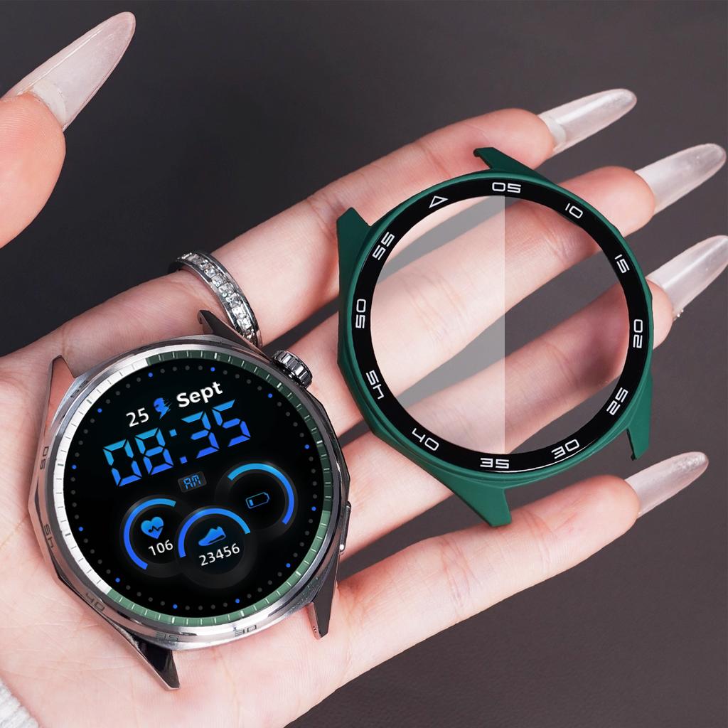 PC+Tempered Glass Case for Huawei Watch GT6 46mm Full Cover Screen Protector Bumper for Watch GT6 41mm Protective Accessores