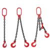 Lifting Chain Sling Set with Four Legs and Two Hooks - Grade 80 Manganese Steel Rigging