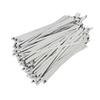 Stainless Steel Cable Tie Set - 200Pcs, 4.6mm Width - Self Locking for Wire Line & Hose