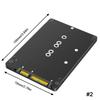 1PC M.2-mSATA To SATA Solid State SSD To SATA External Disk Box 2-IN-1 Conversion Board External Box