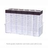 6Pcs/Set 6-in-1 Seasoning Storage Box Double Opening Cover Seasoning Bottle Spice Canister Set  BBQ