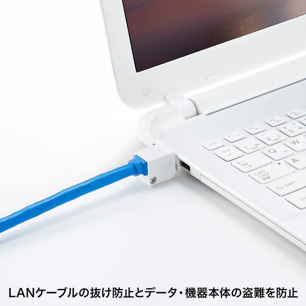 Sanwa Supply Замок для LAN-кабеля SL-93 RJ45 Замок безопасности для порта сетевого разъема с особым ключом-шестигранником Противоугонное устройство