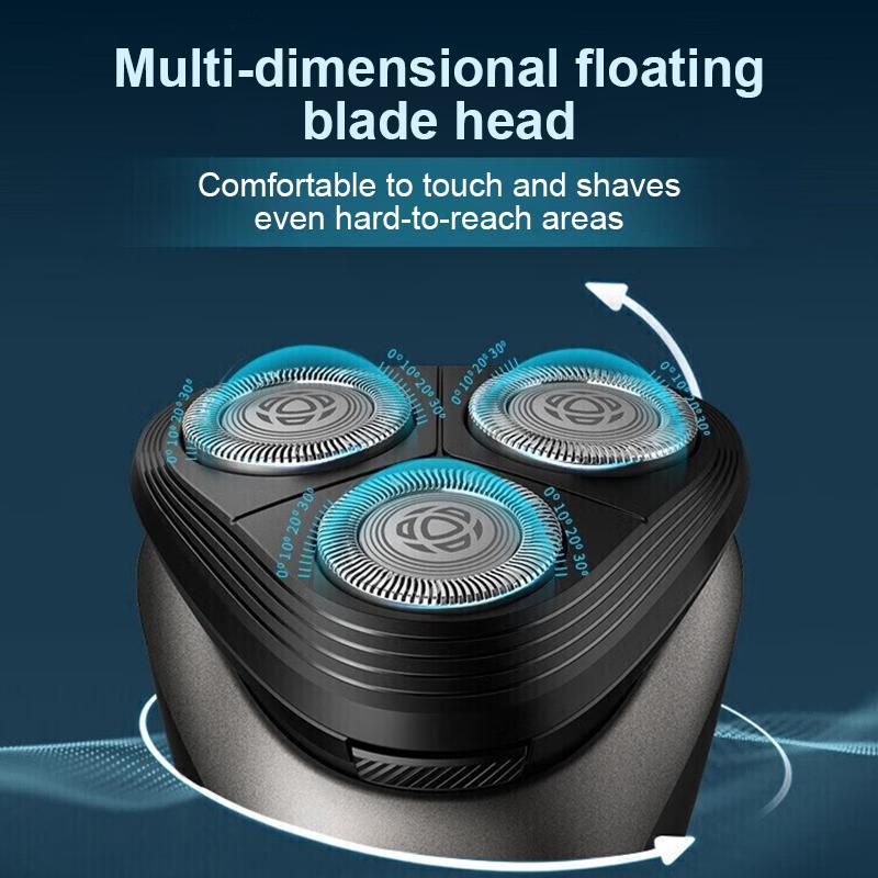 Philips (PHILIPS) S1213 Мужская электробритва для мытья всего тела, сухое и влажное двойное бритье, небольшой циклон, быстрая зарядка