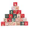 24 Christmas Advent Calendar Boxes, 24 Day Countdown Calendar, Gift For Adults And Children, Christmas Cardboard Boxes To Make Your Own