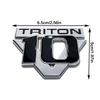 1X 3D Металлический Стайлинг Автомобиля V10 Triton Объем Двигателя Логотип Крыло Багажник Задняя Наклейка Эмблема Значок Стикер