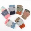 Winter Warm Thickening Wool Gloves Knitted Flip Fingerless Flexible Exposed Finger Thick Mittens for Men Women