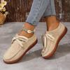 Fashion Women Shoes Flat Lace Up Vulcanized Shoes Women Sneakers Size 36-42 Loafers Platform Outdoor Casual Shoes