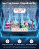 Hard Cooler, 47 L Portable Cooler, Leak-Resistant Coolbox Keeps Contents Cool for 48 Hours, Insulated Chests with Ice Retention and Heavy-Duty Handle,