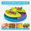 3 Layer Pet Slow Food Bowl PP Dog Puzzle Slow Feeder Interactive Dog Puzzle Game Detachable Round Labyrinth Dog Slow Feeder Bowl