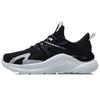 Li Ning Flow Cloud Lightweight Non-Slip Wear-Resistant Lightweight Low-Top Running Shoes Women Sneakers Black White AGLR036-1