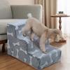 New Star Pet Stairs Washable Foam Steps Dog Stairs Removable Non-Slip Pet Staircase Bed