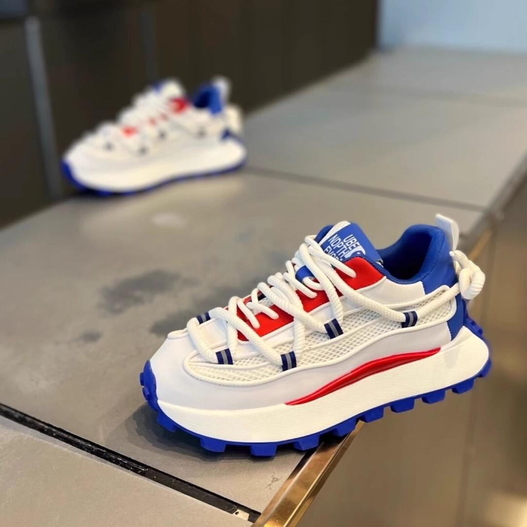 Mesh Breathable Dad Shoes 2025 Latest Versatile Casual Sports Shoes with Thick Soles and Elevated Height for Men's Running Shoes