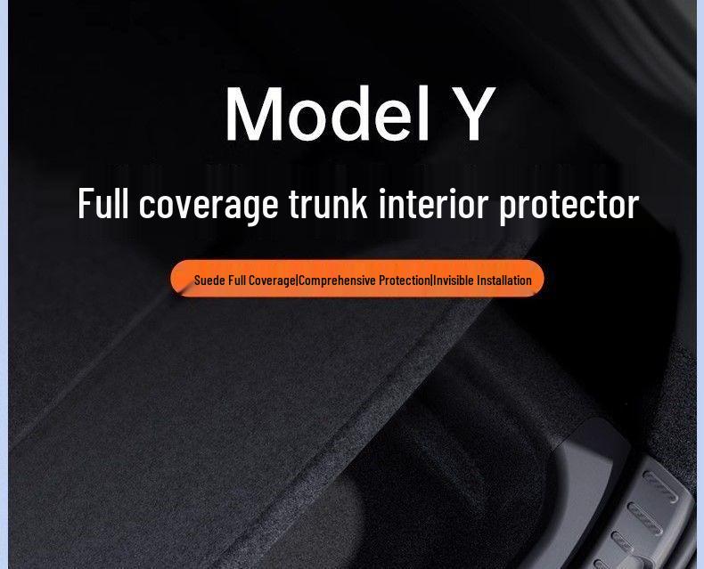 Защита багажника и комплект накладок на пороги для Tesla Model 3/Y