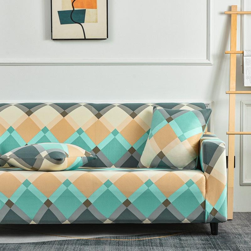 Geometric Elastic Sofa Cover For Living Room Couch Cover High Stretch Sofa Slipcovers Furniture Protector All Cover Home Decor