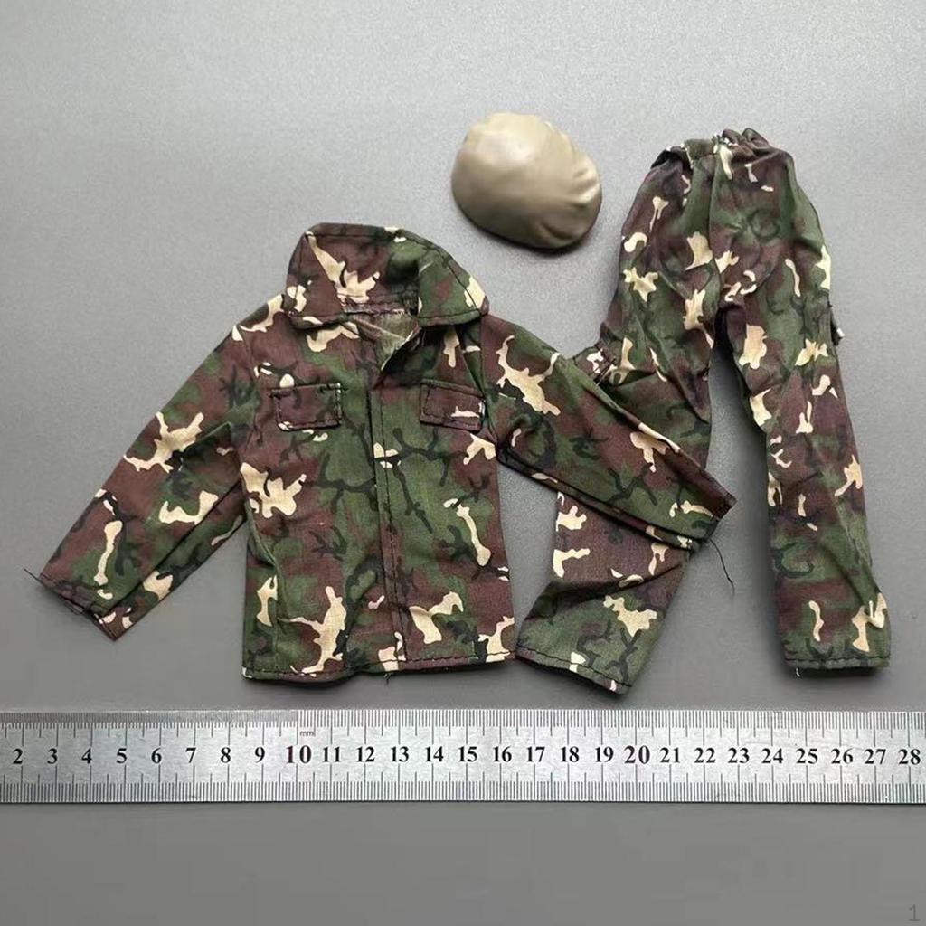 1/6 Scale Male Figure Doll Clothes Full Suit Scene Photo Prop Kids Gifts Outfit Stylish Coat Pants