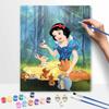 Disney Анимация цифровая масляная живопись Белоснежка сделай сам ручная роспись раскраска домашний декор, набор для рисования по номерам настенное искусство на заказ