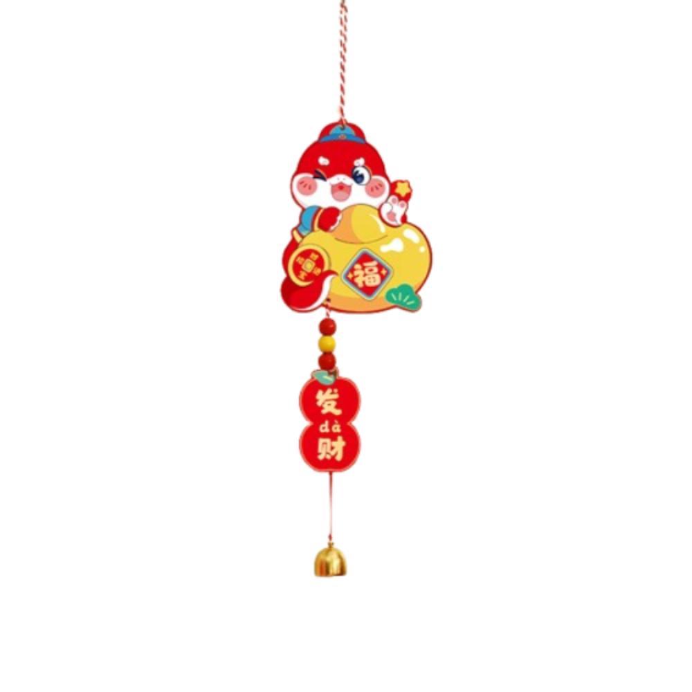 Blessing 2025 New Year Lucky Pendant Festival Fu Character Hanging Ornament  Home New Year Decor