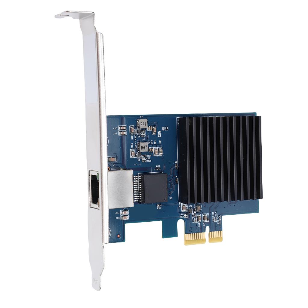 10G PCIe Карта Порт RJ45 RTL8127 PCI Express Gen 4 X1 к 10 Гигабитный Ethernet Адаптер для