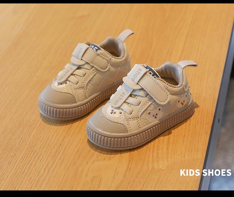 Autumn/Winter Soft Sole Breathable Toddler Sneakers for Boys & Girls, Anti-Drop Casual Shoes for Ages 0-4